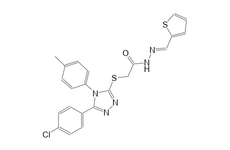 acetic acid, [[5-(4-chlorophenyl)-4-(4-methylphenyl)-4H-1,2,4-triazol-3-yl]thio]-, 2-[(E)-2-thienylmethylidene]hydrazide