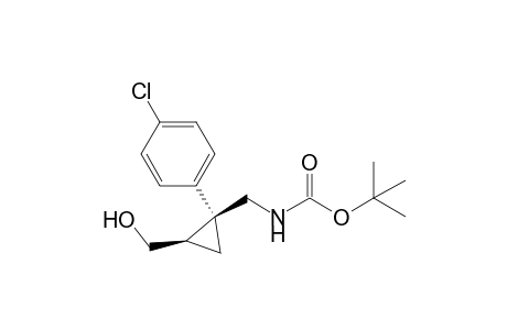 N-[[(1S,2R)-1-(4-chlorophenyl)-2-(hydroxymethyl)cyclopropyl]methyl]carbamic acid tert-butyl ester