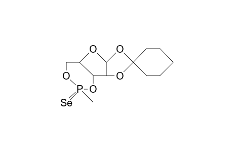 (Rp)-1,2-O-cyclohexylidene-A-D-xylofuranose 3,5-O-methylselenonophosphonate
