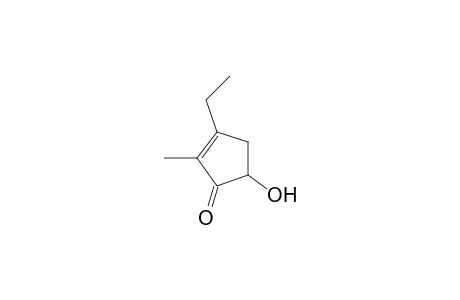 2-Cyclopenten-1-one, 3-ethyl-5-hydroxy-2-methyl-