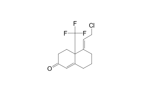 5-(2-CHLOROETHYLIDENE)-4,4A,5,6,7,8-HEXAHYDRO-4A-(TRIFLUOROMETHYL)-NAPHTHALEN-2-(3H)-ONE