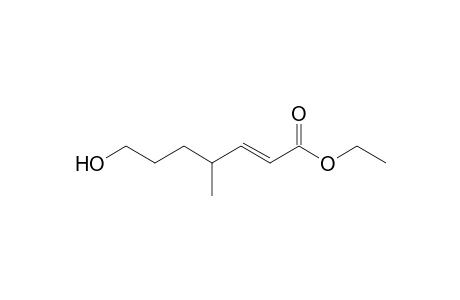 Ethyl 7-hydroxy-4-methyl-2-heptenoate
