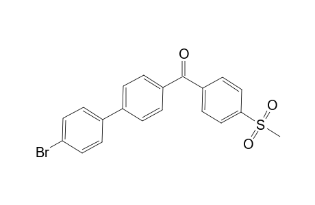 4"-Bromo-[1 .l'-biphenyl]-4-yl methylsulfonyl methanone