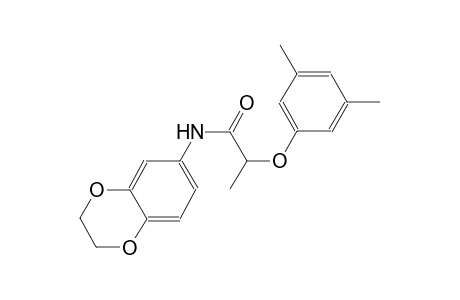N-(2,3-dihydro-1,4-benzodioxin-6-yl)-2-(3,5-dimethylphenoxy)propanamide