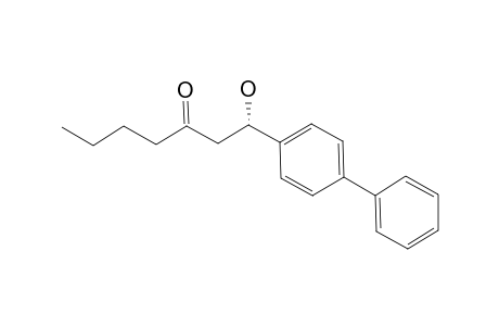 (-)-(S)-1-HYDROXY-1-(4-BIPHENYL)-3-HEPTANONE