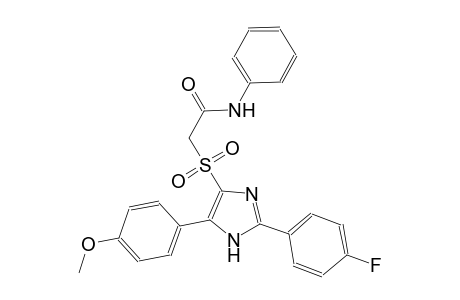 acetamide, 2-[[2-(4-fluorophenyl)-5-(4-methoxyphenyl)-1H-imidazol-4-yl]sulfonyl]-N-phenyl-