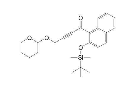 1-[2-(1-tert-Butyldimethylsiloxy)naphthyl]-4-(2-tetrahydropyranyloxy)-2-butyn-1-one