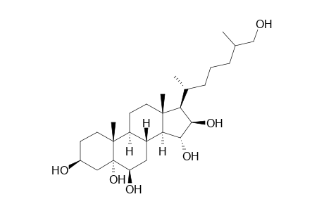 (3beta,5alpha,6beta,15alpha,16beta)-cholestane-3,5,6,15,16,26-hexol