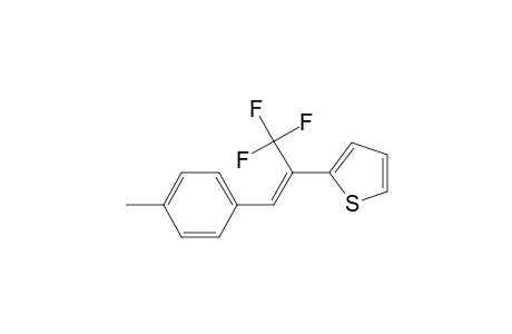Thiophene, 2-[3,3,3-trifluoro-2-(4-methylphenyl)-1-propenyl]-, (E)-