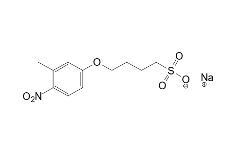 4-[(4-nitro-m-tolyl)oxy]-1-butanesulfonic acid, sodium salt