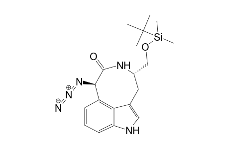 (4S,7R)-7-Azido-4-(tert-butyldimethylsiloxymethyl)-1,3,4,5,6,7-hexahydro-6-oxopyrrolo[4,3,2-fg][3]benzazocine