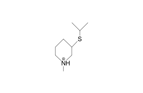 3-Isopropylsulfenyl-1-methyl-piperidinium cation