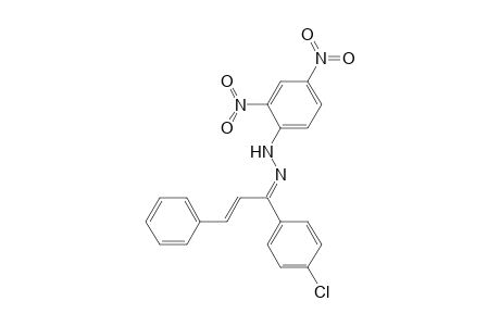 2-Propen-1-one, 3-(4-chlorophenyl)-1-phenyl-, (2,4-dinitrophenyl)hydrazone