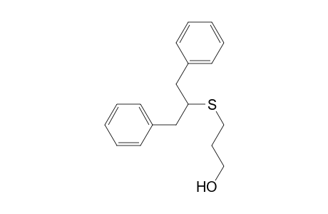 3-[(Dibenzylmethyl)thio]propan-1-ol