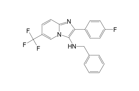 (Benzyl)[2-(4-fluorophenyl)-6-trifluoromethylimidazo[1,2-a]pyridin-3-yl]amine