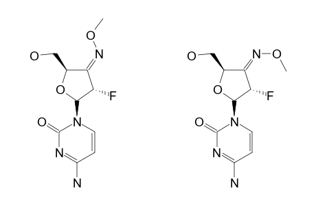 1-[(E)/(Z)-2',3'-DIDEOXY-2'-FLUORO-3'-(METHOXYIMINO)-O-BETA-D-ERYTHRO-PENTOFURANOSYL]-CYTOSINE