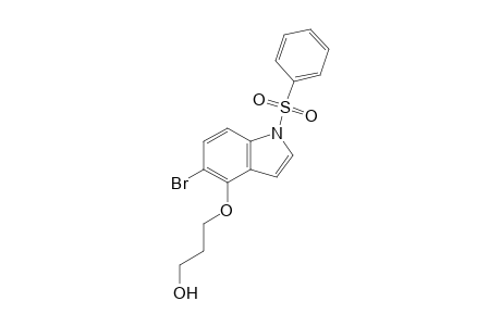 3-(1-besyl-5-bromo-indol-4-yl)oxypropan-1-ol