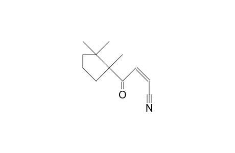 (Z)-4-Oxo-4-(1',2',2'-trimethyl-cyclopentyl)-but-2-enonitrile