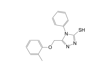 4H-1,2,4-triazole-3-thiol, 5-[(2-methylphenoxy)methyl]-4-phenyl-