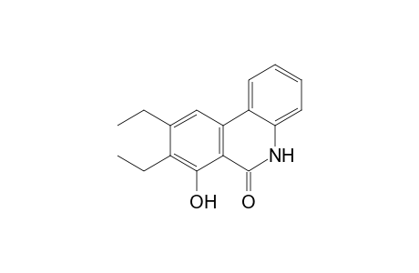 8,9-Diethyl-7-hydroxyphenanthridin-6(5H)-one