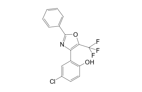 4-Chloro-2-(2-phenyl-5-(trifluoromethyl)oxazol-4-yl)phenol