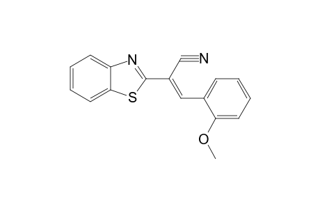 (2E)-2-(1,3-Benzothiazol-2-yl)-3-(2-methoxyphenyl)-2-propenenitrile