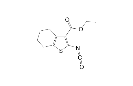 1-Benzothiophene-3-carboxylic acid, 4,5,6,7-tetrahydro-2-isocyanato-, ethyl ester