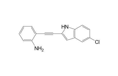 2-((5-Chloro-1H-indol-2-yl)ethynyl)aniline