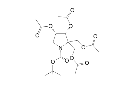 3,4-Diacetoxy-2,2-bis(acetoxymethyl)-N-(tert-butoxycarbonyl)pyrrolidine