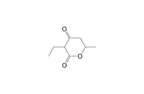 3-Ethyl-6-methyltetrahydropyran-2,4-dione
