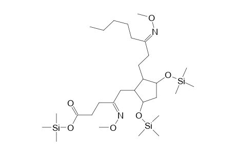 4-(methoxyimino)-5-(2-(3-(methoxyimino)octyl)-3,5-di(trimethylsiloxy)cyclopentyl)pentanoic acid trimethylsilyl ester