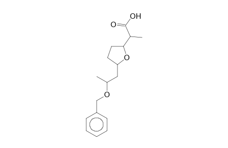 2-(5-[2-(Benzyloxy)propyl]tetrahydro-2-furanyl)propanoic acid