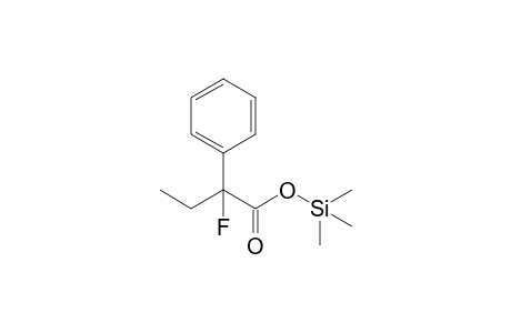 Trimethylsilyl 2-fluoro-2-phenylbutanoate