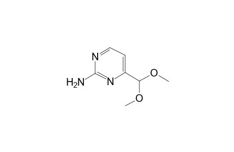 2-Pyrimidinamine, 4-(dimethoxymethyl)-