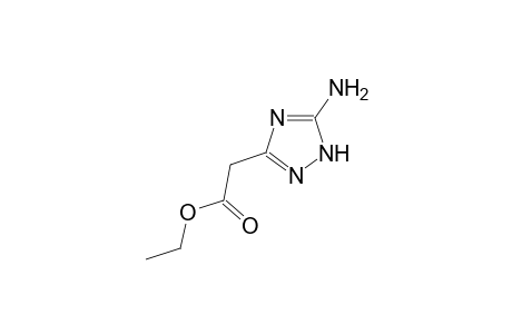 1H-1,2,4-Triazole-5-acetic acid, 3-amino-, ethyl ester