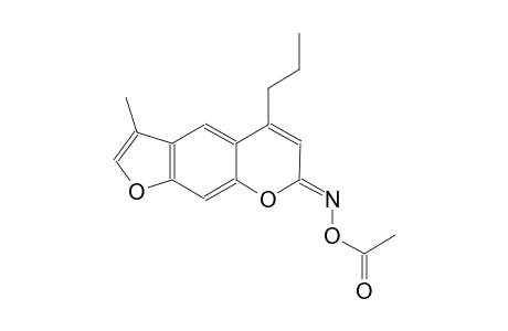 7H-furo[3,2-g][1]benzopyran-7-one, 3-methyl-5-propyl-, O-acetyloxime, (7Z)-