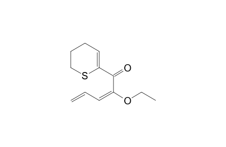 (2E)-2-Ethoxy-1-(3,4-dihydro-2H-thiopyran-6-yl)penta-2,4-dien-1-one