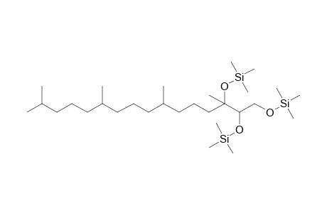 3,7,11,15-Tetramethylhexadecan-1,2,3-triol silylated