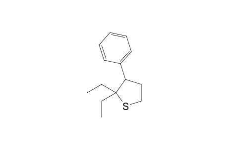 2,2-Diethyl-3-phenyltetrahydrothiophene