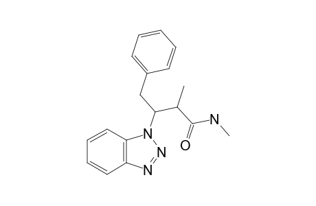 3-(benzotriazol-1-yl)-N,2-dimethyl-4-phenyl-butyramide
