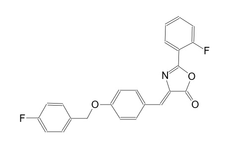 (4Z)-4-{4-[(4-fluorobenzyl)oxy]benzylidene}-2-(2-fluorophenyl)-1,3-oxazol-5(4H)-one