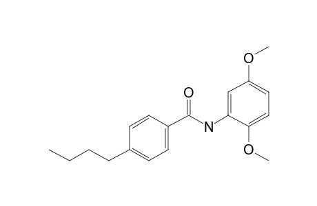 Benzamide, N-(2,5-dimethoxyphenyl)-4-butyl-