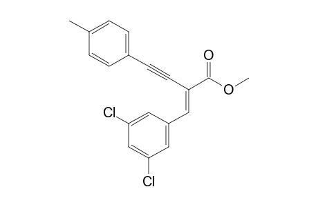 (2E)-2-(3,5-dichlorobenzylidene)-4-(p-tolyl)but-3-ynoic acid methyl ester