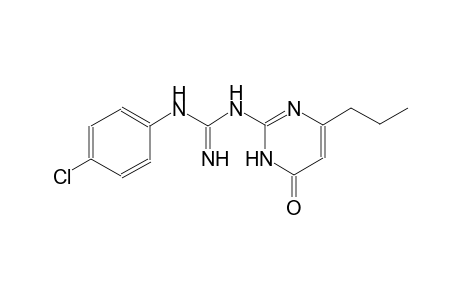 guanidine, N-(4-chlorophenyl)-N'-(1,6-dihydro-6-oxo-4-propyl-2-pyrimidinyl)-