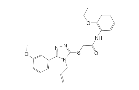 2-{[4-allyl-5-(3-methoxyphenyl)-4H-1,2,4-triazol-3-yl]sulfanyl}-N-(2-ethoxyphenyl)acetamide