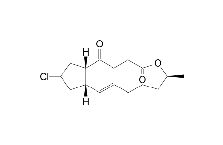13-t-Chloro-r-5-methyl-1,2,3,6,7,8,9-c-11a,12,13,14,c-14a-dodecahydro-4H-cyclopent[f]oxacyclotridecin-1,4-dione