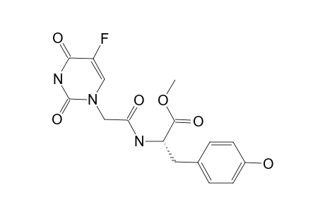 (S)-METHYL-2-[2-(5-FLUORO-2,4-DIOXO-3,4-DIHYDROPYRIMIDIN-1(2H)-YL)-ACETAMIDO]-3-(4-HYDROXYPHENYL)-PROPANOATE