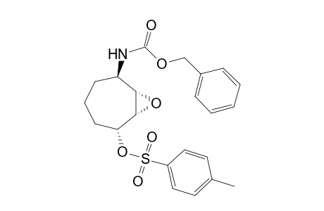 1.alpha.-[(p-Toluenesulfonyl)oxy]-2.alpha.,3.alpha.-epoxy-4.beta.-[(benzyloxycarbonyl)amino]cycloheptane