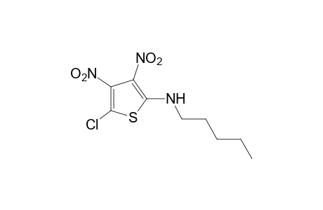 2-chloro-3,4-dinitro-5-(pentylamino)thiophene