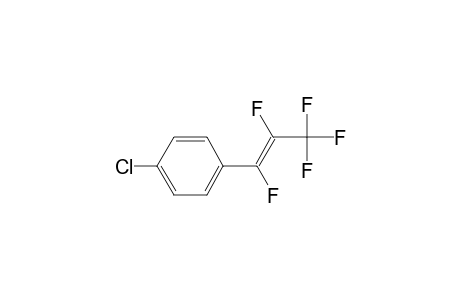Benzene, 1-chloro-4-(1,2,3,3,3-pentafluoro-1-propenyl)-, (E)-